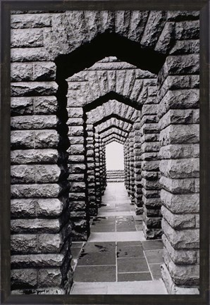 Framed Stone arches and walls, Voortrekker Monument Pretoria, South Africa Print