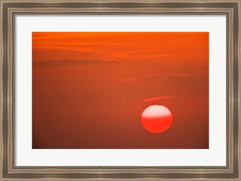 Framed Sunset, Serengeti National Park, Tanzania Print