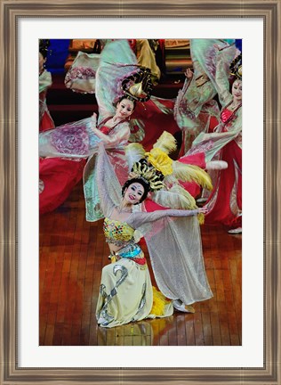 Framed Tang Dynasty Performance, Xian, China Print