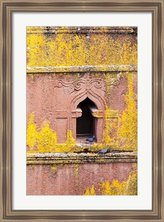 Framed rock-hewn churches of Lalibela, Ethiopia Print