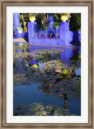 Framed Villa Reflexion, Jardin Majorelle and Museum of Islamic Art, Marrakech, Morocco Print