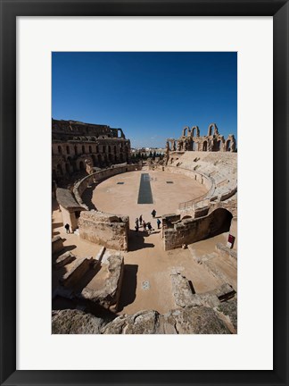 Framed Colosseum, Tunisia Print