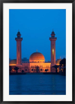 Framed Tunisia, Monastir, Mausoleum, evening Print