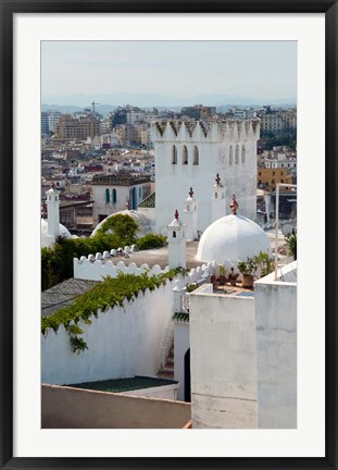 Framed View of Tangier from the Medina, Tangier, Morocco Print