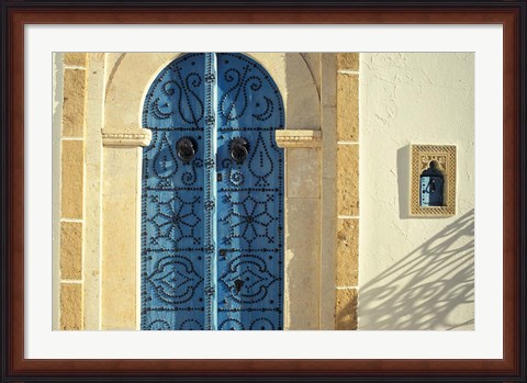 Framed Traditional Door Decorations, Tunisia Print