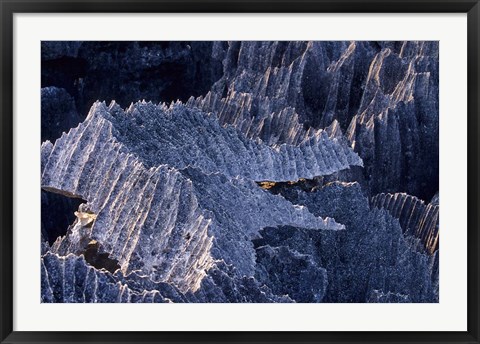 Framed Tsingy Rock Formations, Madagascar Print