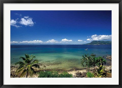 Framed White Sand Beaches and Crystal Clear Waters, Madagascar Print