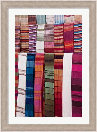 Framed Woven Fabrics, Morocco Print