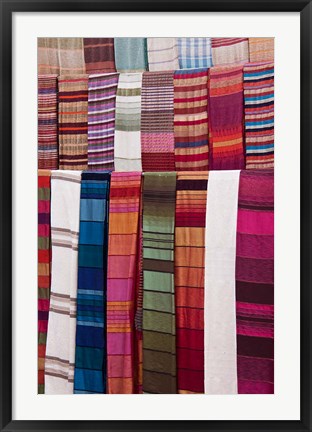 Framed Woven Fabrics, Morocco Print