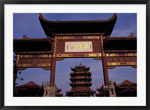 Framed Yellow Crane Chamber, Sichuan, China Print