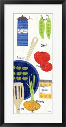 Framed Cooking It Print