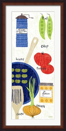 Framed Cooking It Print