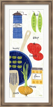 Framed Cooking It Print