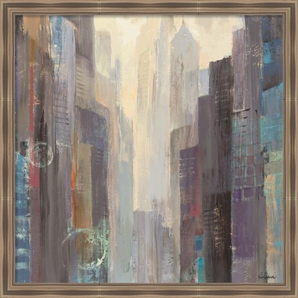 Framed City at Dawn Print