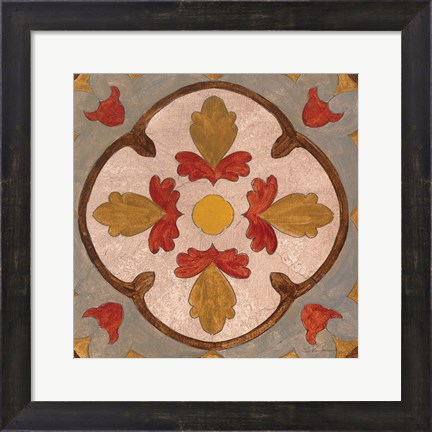 Framed Andalucia Tiles F Color Print