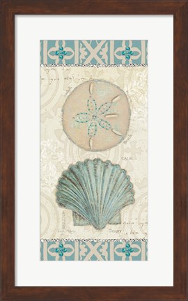 Framed Beach Treasures II Print