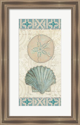 Framed Beach Treasures II Print