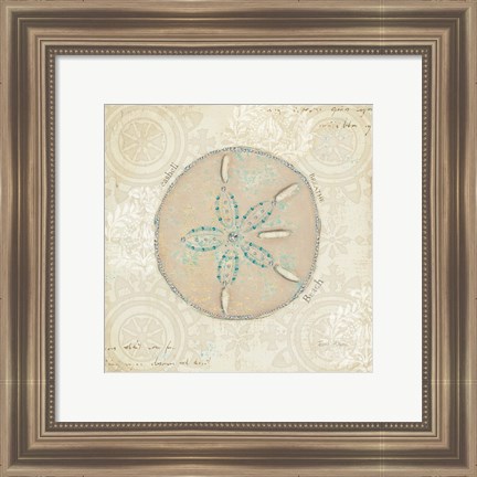 Framed Beach Treasures IV Print