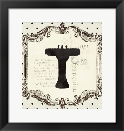 Framed Cartouche Sink Print