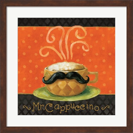 Framed Cafe Moustache IV Square Print