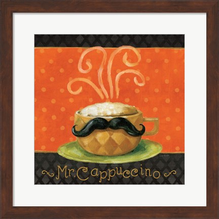 Framed Cafe Moustache IV Square Print