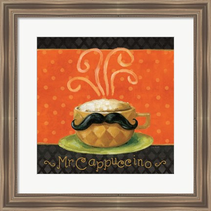 Framed Cafe Moustache IV Square Print