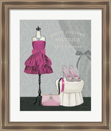 Framed Dress Fitting Boutique II Print