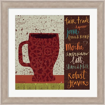 Framed Fair Trade II Print