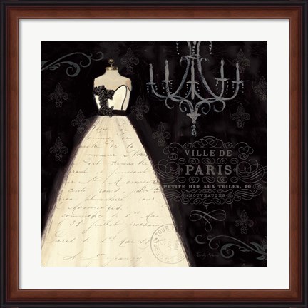 Framed French Couture I Print