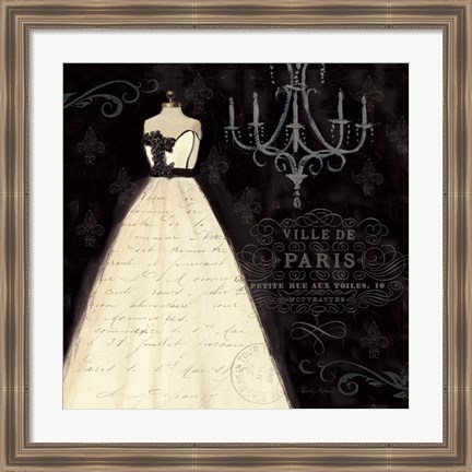 Framed French Couture I Print