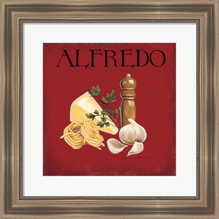 Framed Italian Cuisine III Print