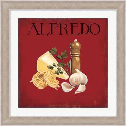 Framed Italian Cuisine III Print