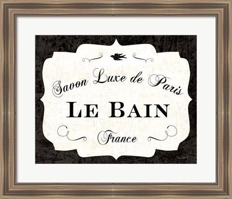 Framed Le Bain Luxe II Print