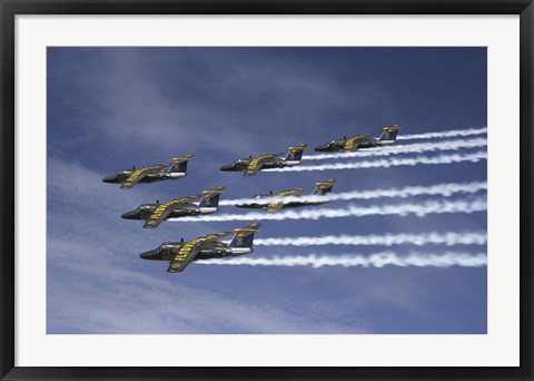 Framed Swedish Air Force Saab jet Print