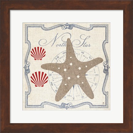 Framed Pacific Starfish Print