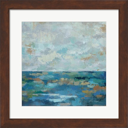 Framed Seascape Sketches I Print