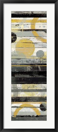 Framed Yellow Zephyr Panel Print