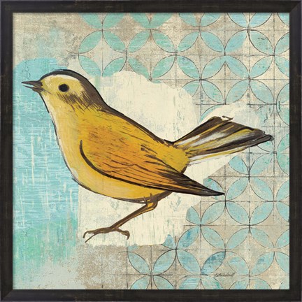 Framed Wilsons Warbler II Print