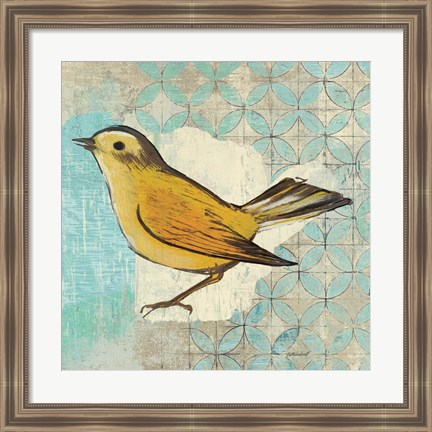 Framed Wilsons Warbler II Print