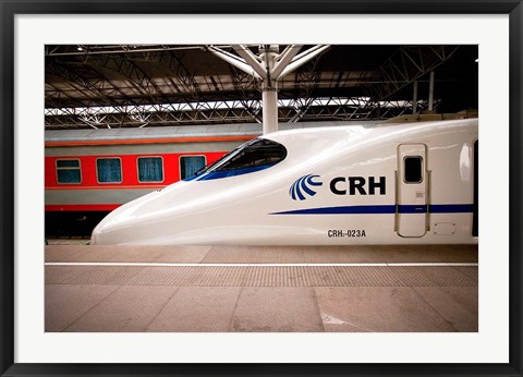 Framed China Railways, Shanghai, China Print