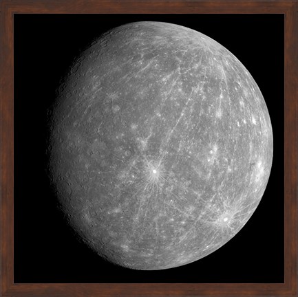 Framed Planet Mercury Print