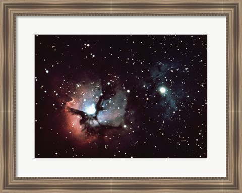 Framed Triffid Nebula In Sagitarius Print