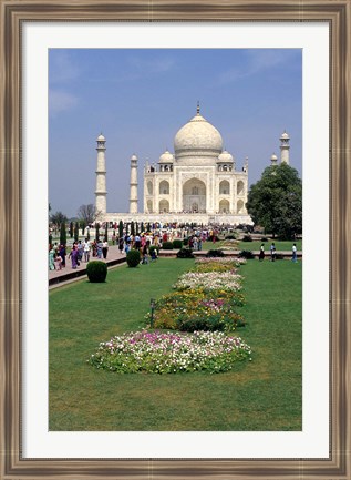 Framed Taj Mahal in Agra, India Print