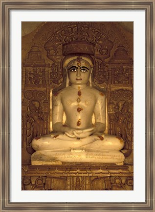 Framed Hindu Statue, Rajasthan, India Print