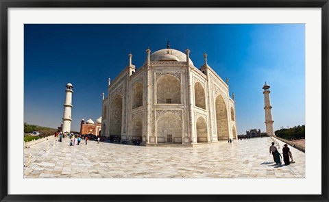 Framed main platform just outside the Taj Mahal, Agra, Inda Print