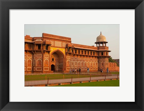 Framed Jahangiri Mahal, Agra Fort, Agra, Uttar Pradesh, India. Print