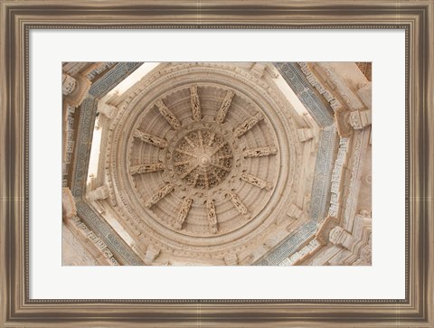 Framed Jain Temple, Ranakpur, Rajasthan, India Print