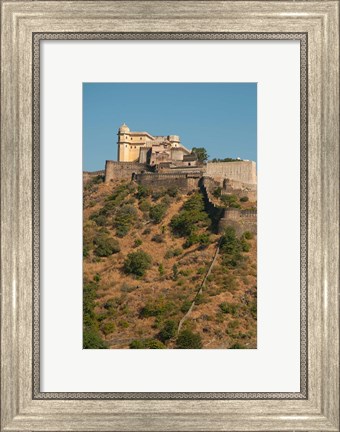 Framed Kumbhalgar Fort, Kumbhalgarh, Rajasthan, India Print