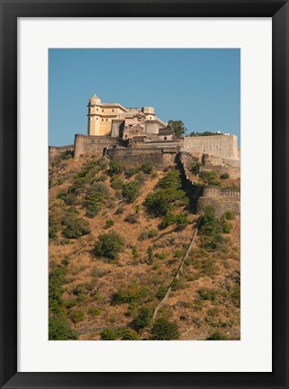 Framed Kumbhalgar Fort, Kumbhalgarh, Rajasthan, India Print