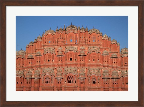 Framed Hawa Mahal (Palace of the Winds), Rajasthan, India Print